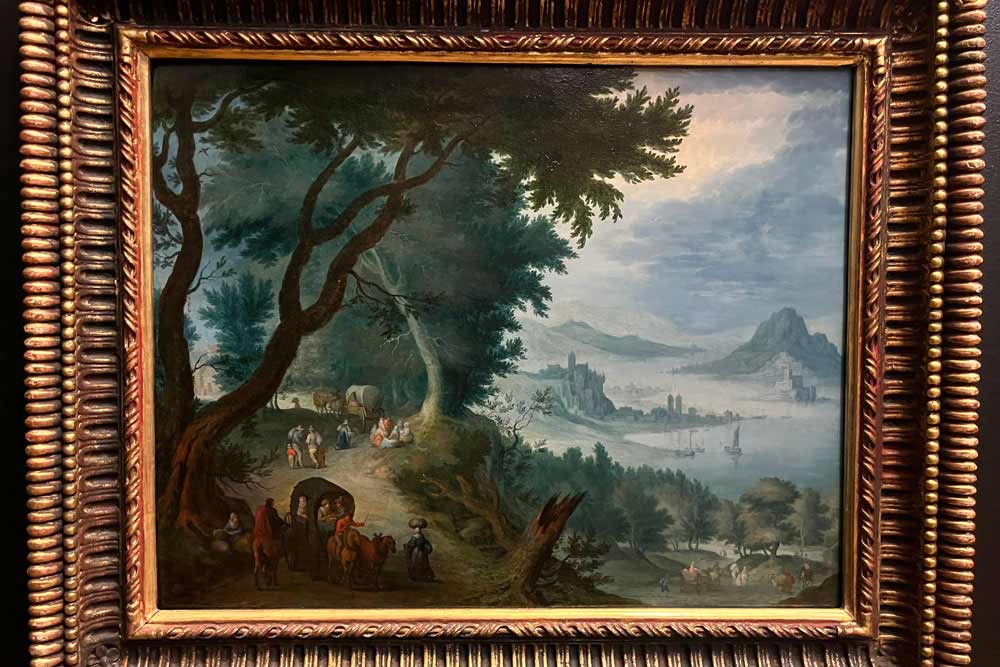 Olomouc - Paysage flamand de Jan II Brueghel (musée archidiocésain)