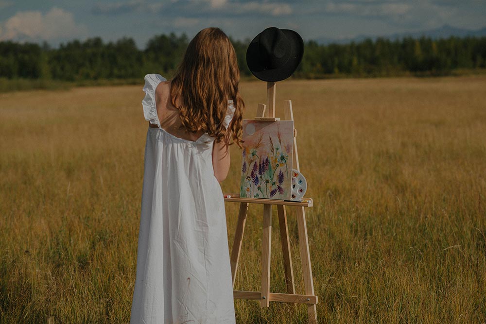 Plaisirs - La peinture a un effet positif sur le moral.