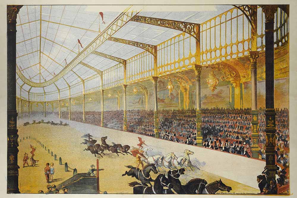 Paris Rome - Courses de chevaux.