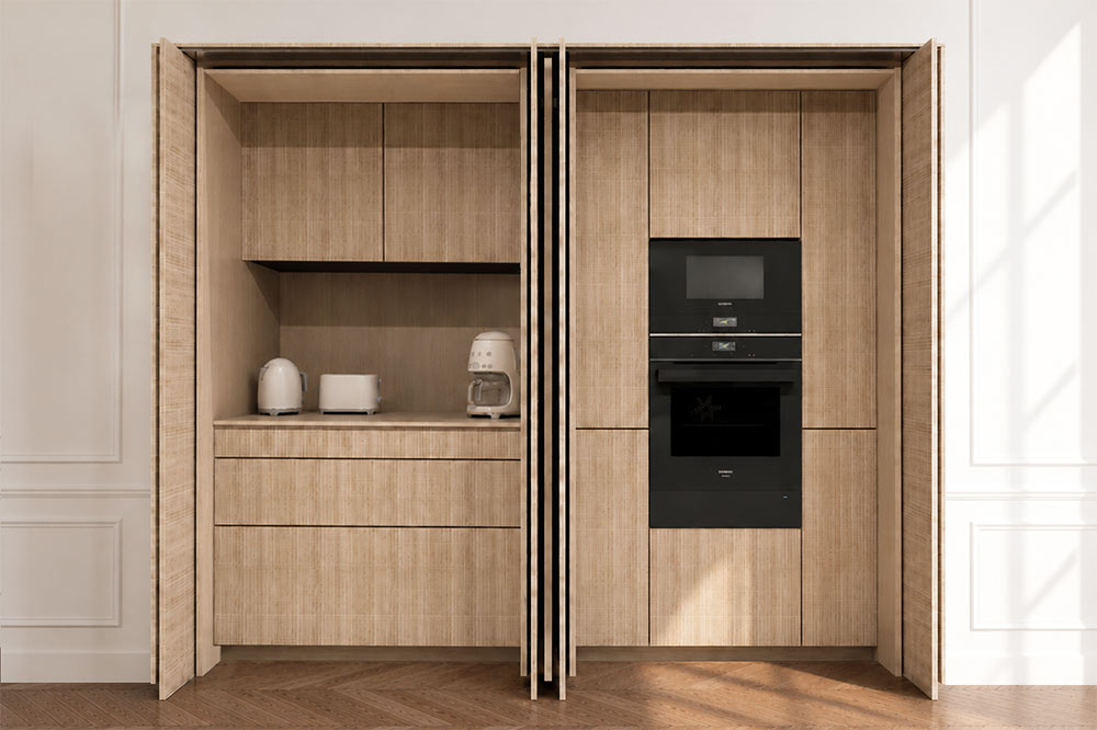 noblessa cuisines - Les portes escamotables.