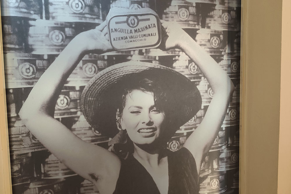 Comacchio - Sophia Loren, dans La Fille du Fleuve.