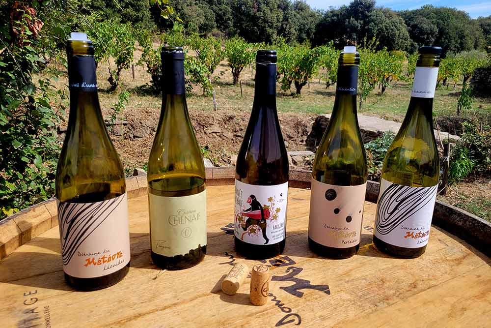Quelques unes de cuvées servies lors du pique-nique avec les vignerons.