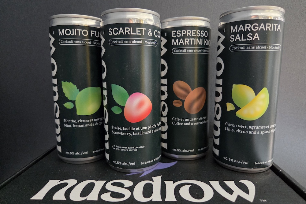 Nasdrow fait entrer la haute mixologie dans le sans-alcool.