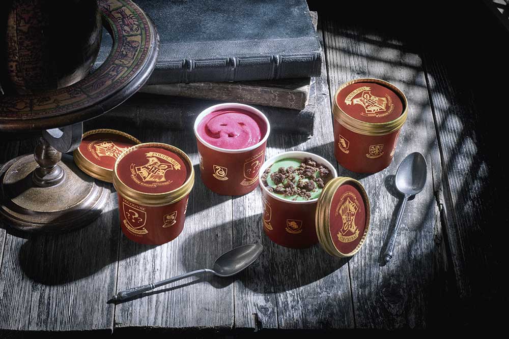 Harry Potter - Des glaces inspirées de l'Univers d'Harry Potter.