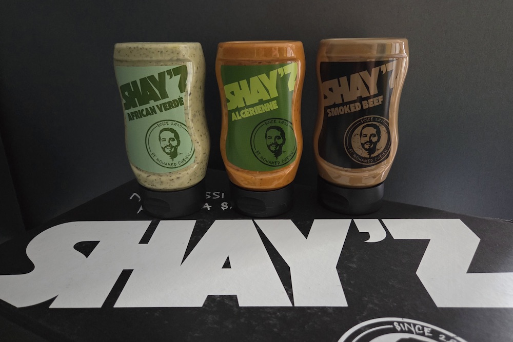 Pour son arrivée chez Carrefour, Shay’z dévoile quatre recettes : Creamy Ranch, African Verde, Smoke Beef et Algérienne.