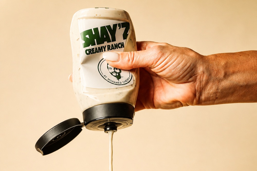 Mohamed Cheikh, le vainqueur de Top Chef en 2021, lance sa marque de sauces Shay’z chez Carrefour.