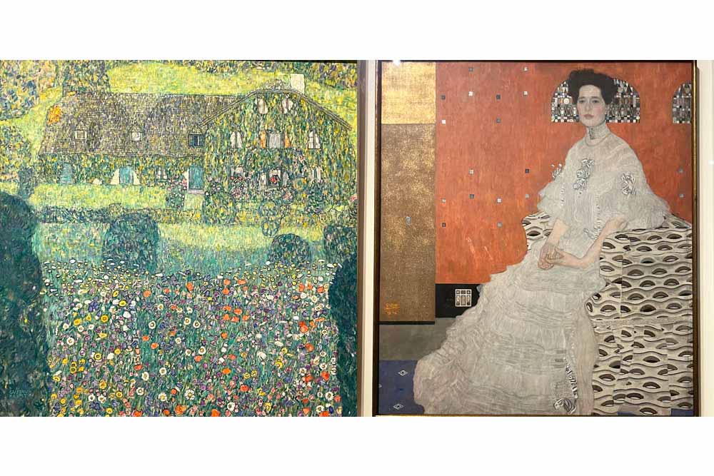 Maison forestière à Weissenbach sur l’Attersee et Fritza Riedler par Gustav Klimt