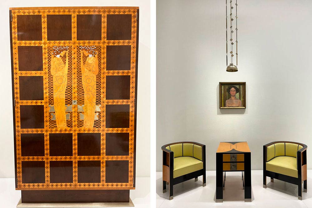 Vienne - Armoire et mobilier de Koloman Moser