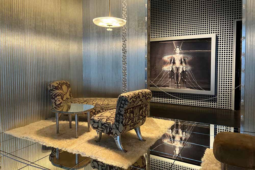 Vienne - Boudoir d’une grande vedette présenté par Josef Hoffmann à l’Expo Internationale de 1937 à Paris